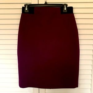 Purple Tahari pencil skirt